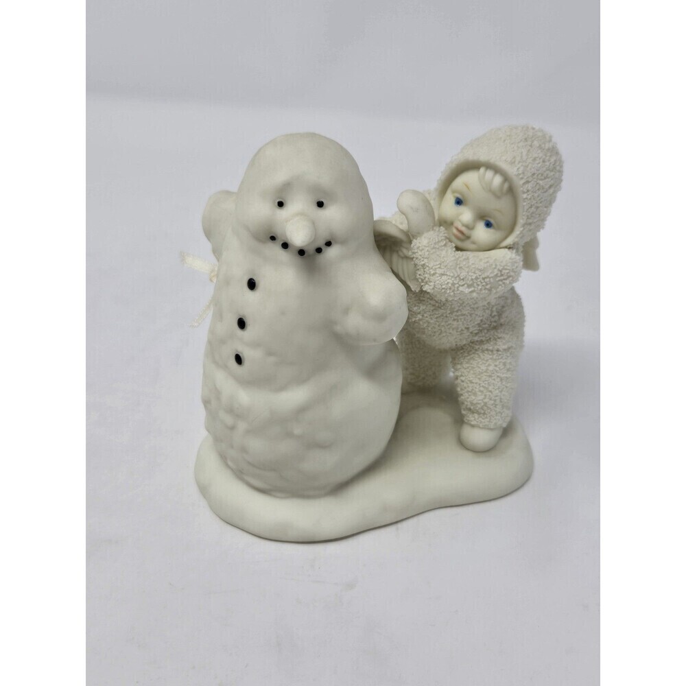 VINTAGE DEPT 56 SNOWBABIES LOT OF 3 FIGURINE COLLECTIBLE OWL SNOWMAN FOREST FUN - Picture 2 of 13